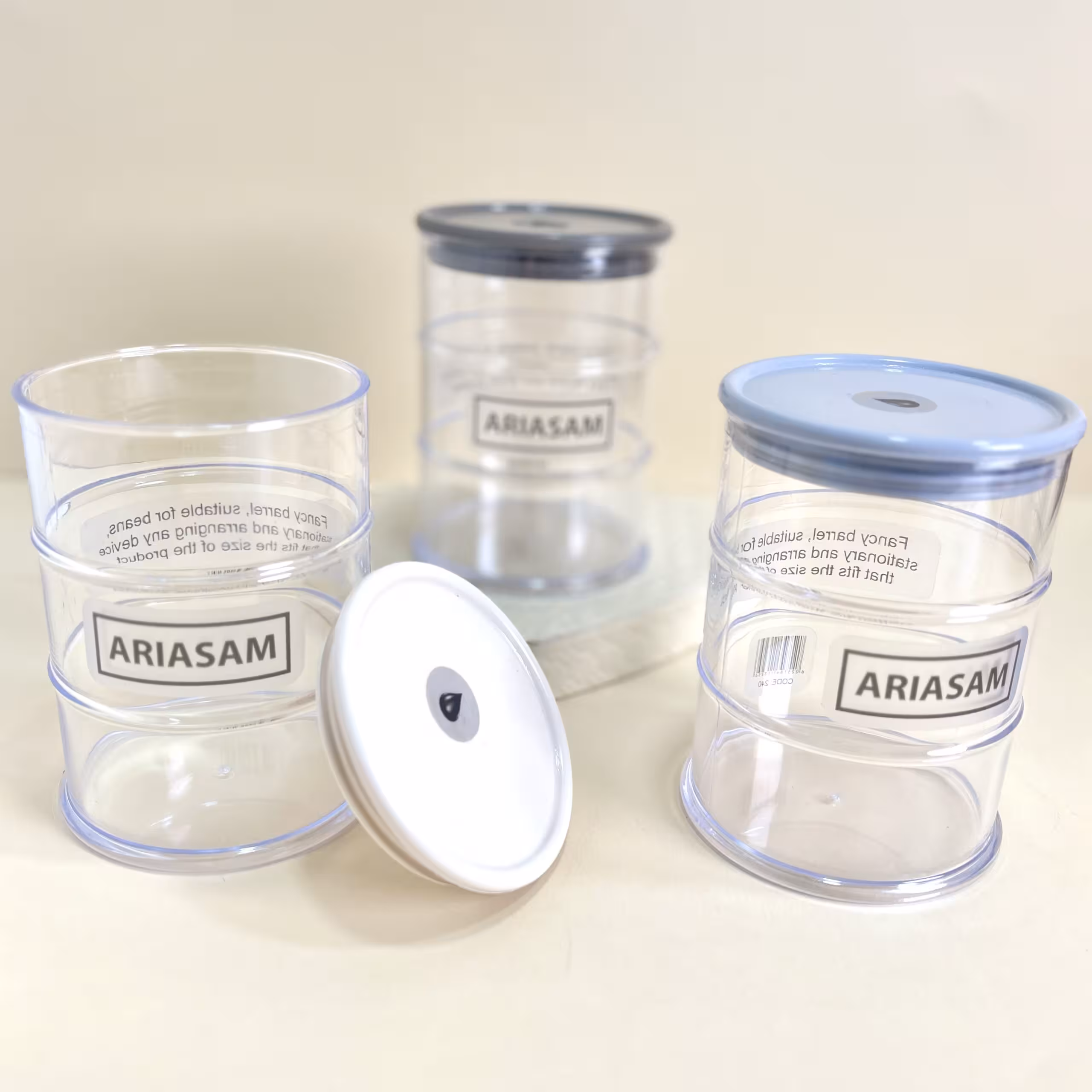 بانکه طرح بشکه شفاف