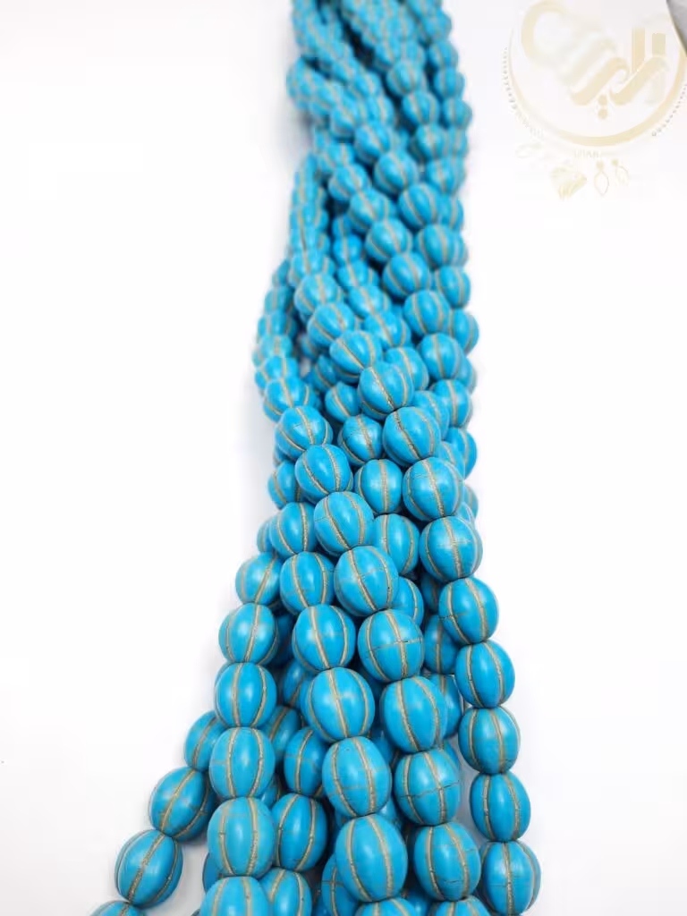 فیروزه مروارید شیاردار کد24