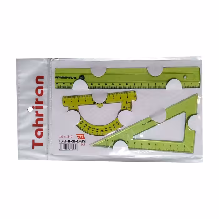 ست خط کش تحریران مجموعه 3 عددی - فروشگاه اینترنتی شهر کالا انواع لوازم التحریر