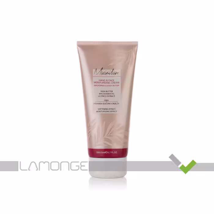 کرم مرطوب کننده دست و صورت حاوی روغن ماکادمیا و شی باتر ماکسیمیلیان حجم 200 میلی لیتر