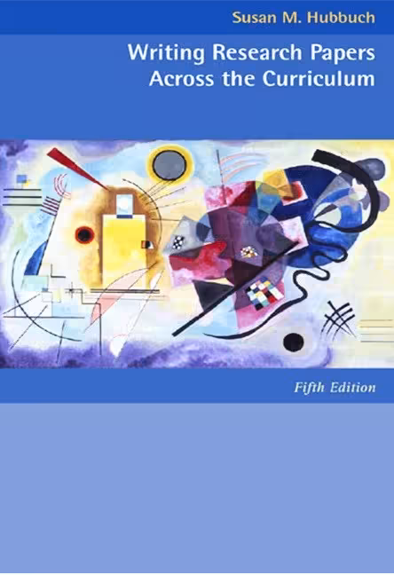 کتاب Writing Research Papers Across the Curriculum 5th
