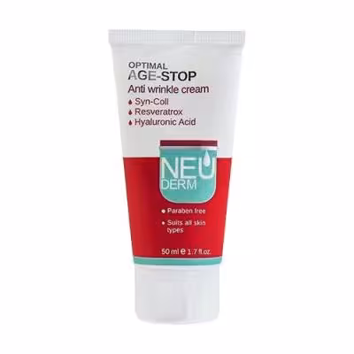 کرم ضد چروک اپتیمال ایج استاپ نئودرم|Neuderm Optimal Age Stop Anti Wrinkle Cream