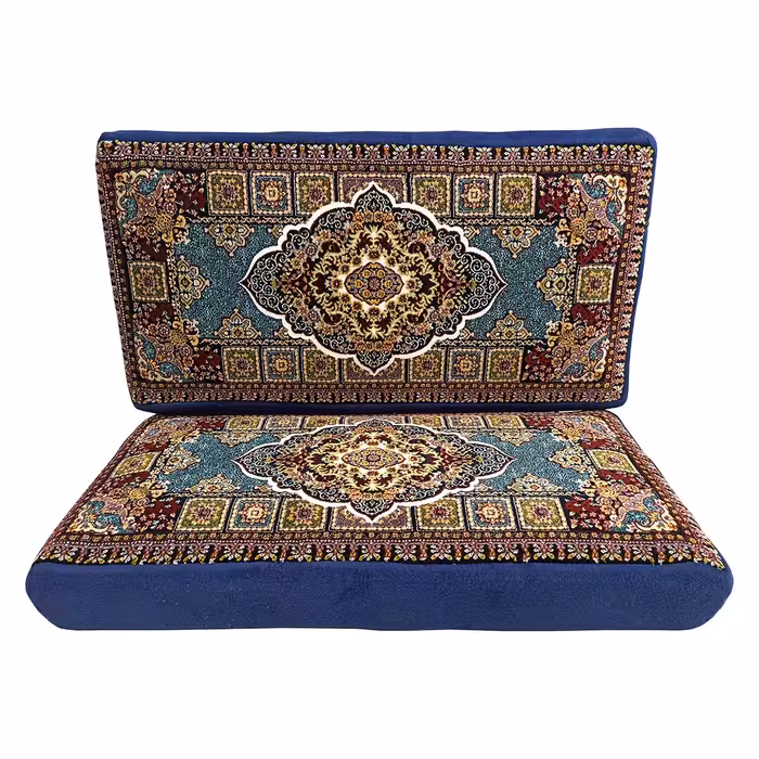 پشتی ماشینی طرح حوض نقره/ پشتی نارسیس کد 1 | فروشگاه نارسیس