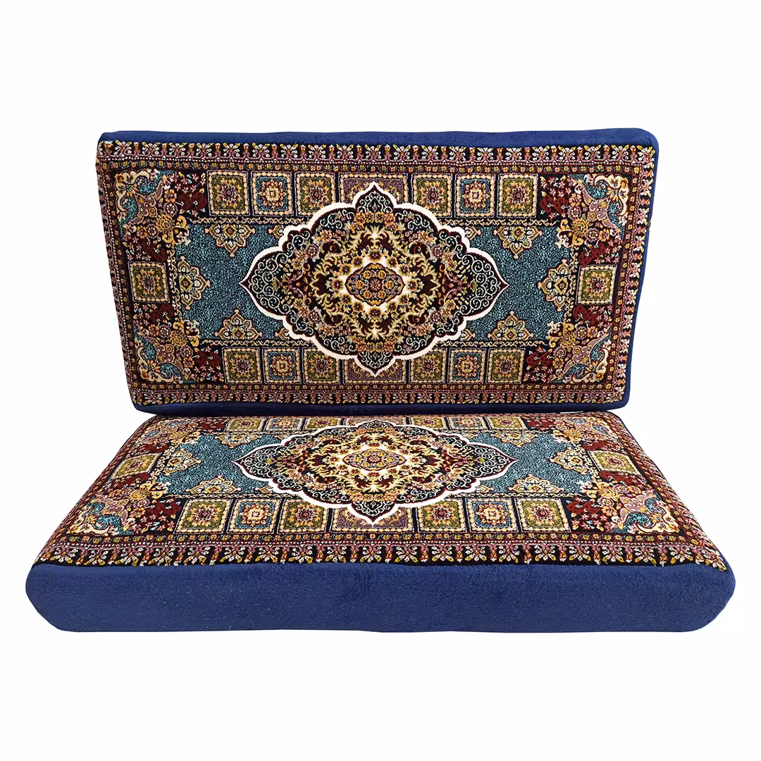 پشتی ماشینی طرح حوض نقره/ پشتی نارسیس کد 1 | فروشگاه نارسیس