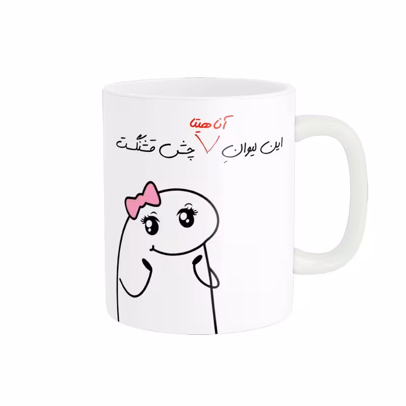 ماگ راسای مدل چشم قشنگ اسم آناهیتا