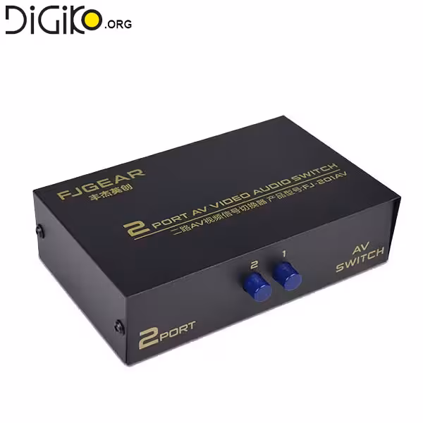 دیتا سوئیچ 1 به 2 کلید دار AV