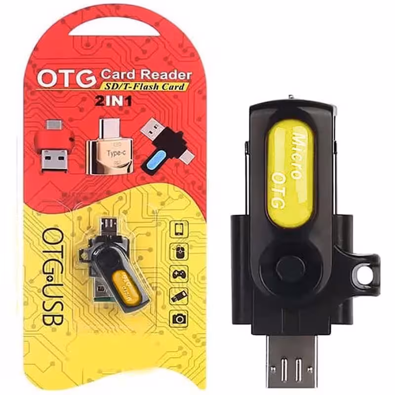 رم ریدر Micro OTG چرخشی KM-39