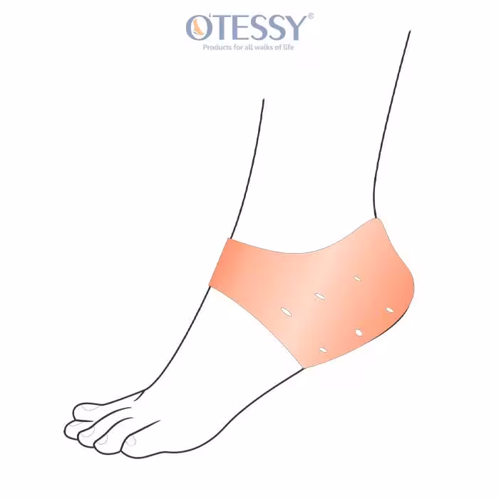 محافظ پاشنه سیلیکونی جورابی سایز 45-35 OTESSY