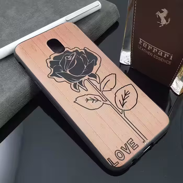 قاب ژله‌ای طرح چوب برای گوشی موبایل سامسونگ J5 Pro