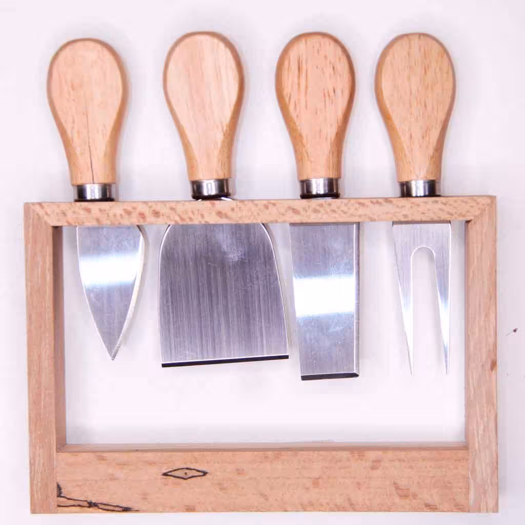 ست کارد صبحانه خوری طرح چوب 10021