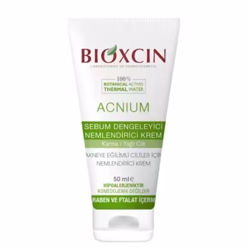 کرم آبرسان ضد جوش بیوکسین BIOXCIN پوست چرب حجم 50 میل