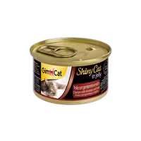 کنسرو گربه بالغ مدل Shiny مرغ و میگو و مالت برند Gim Cat جیم کت 70 گرمی