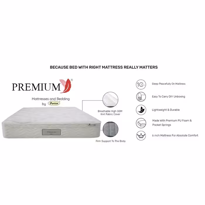 تشک پرمیوم مدل level B یکنفره سایز 120x200 سانتی متر