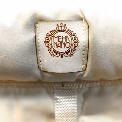 گهواره سنتی نوزاد ننومهر مدل تاشو طرح گنجشک