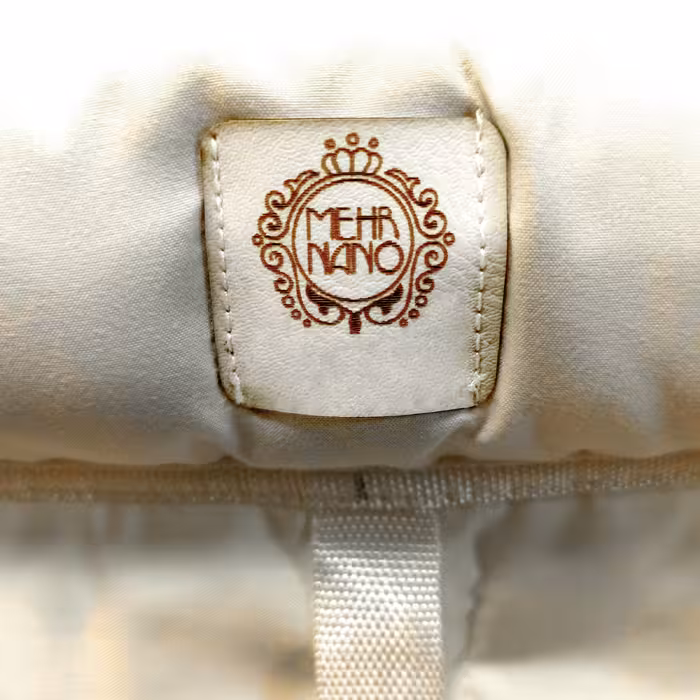 گهواره سنتی نوزاد ننومهر مدل تاشو طرح گنجشک