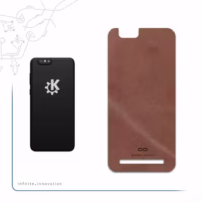 برچسب پوششی ماهوت مدل Matte-Natural-Leather مناسب برای گوشی موبایل پاین فون Kde Community Edition