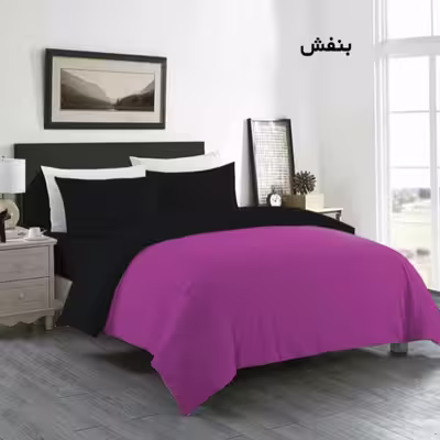 سرویس روتختی مدل میکروفایبر نیکیا کد 160 M دو نفره چهار تکه