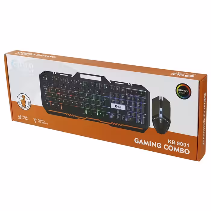 کیبورد و ماوس مخصوص بازی گلد اسکار مدل KB9001
