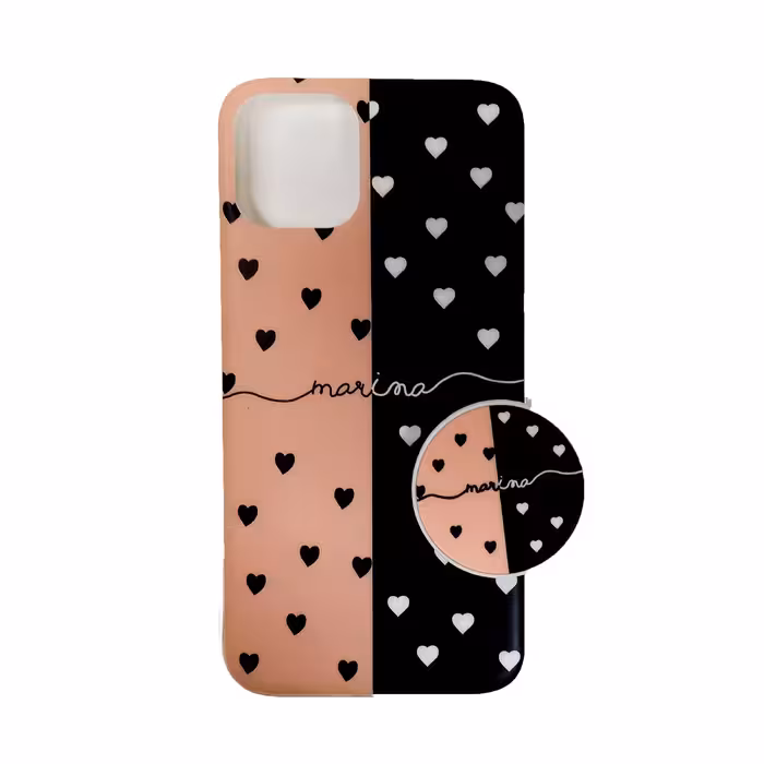 کاور کینگ پاورمدل قلبی مناسب برای گوشی موبایل اپل Iphone 11Pro به همراه پاپ سوکت