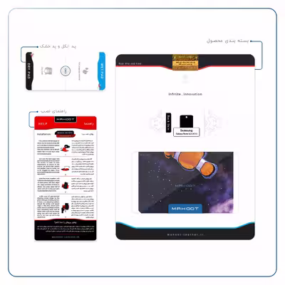 برچسب پوششی ماهوت مدل Clownfish مناسب برای تبلت سامسونگ Galaxy Note 8.0 2013 N5100