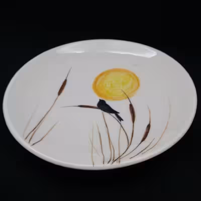 بشقاب سرامیکی هیوا طرح غروب کد 11206597