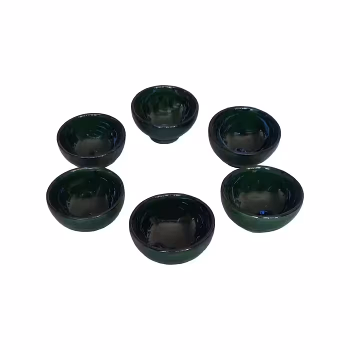 کاسه سفالی مدل ترشی خوری بسته 6 عددی