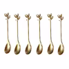 سرویس قاشق چنگال 12 پارچه مدل برگ 24K