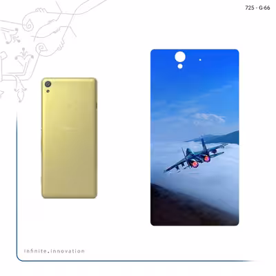 برچسب پوششی ماهوت مدل Fighter plane Su27 مناسب برای گوشی موبایل سونی Xperia X