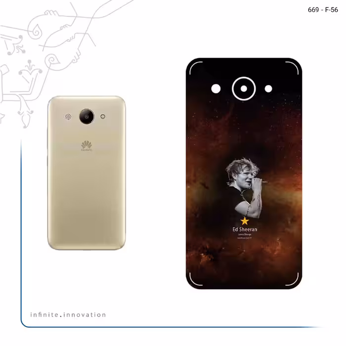 برچسب پوششی ماهوت مدل Ed Sheeran مناسب برای گوشی موبایل هوآوی Y3 2017