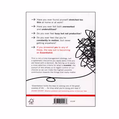کتاب Essentialism The Disciplined Pursuit Of Less اثر Greg McKeown انتشارات الوندپویان