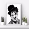 تابلو مدل چارلی چاپلین Charlie Chaplin کد S3001-w