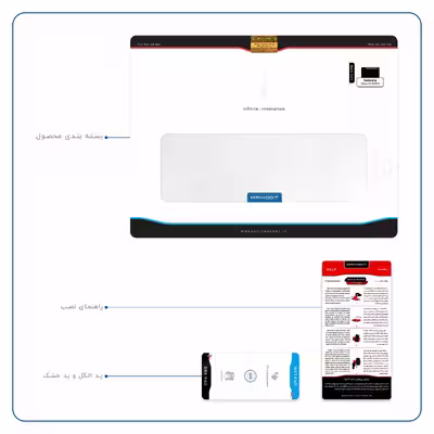 برچسب پوششی ماهوت مدل Matte-White مناسب برای تبلت سامسونگ Galaxy Tab S6 2019 SM-T865