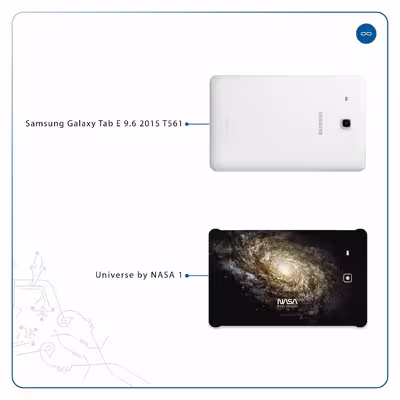 برچسب پوششی ماهوت مدل Universe-by-NASA-1 مناسب برای تبلت سامسونگ Galaxy Tab E 9.6 2015 T561