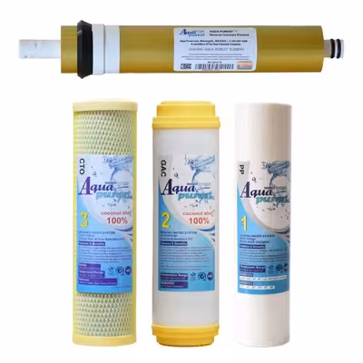 فیلتر دستگاه تصفیه آب آکوا پیورست مدل GOLDEN- PRO TW04 مجموعه 4 عددی