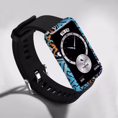 برچسب ماهوت طرح Iran Tile7 مناسب برای ساعت هوشمند هوآوی Watch Fit