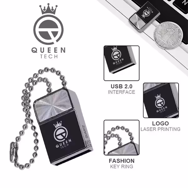 فلش مموری کوئین تک مدل QUARTZ ظرفیت  64 گیگابایت