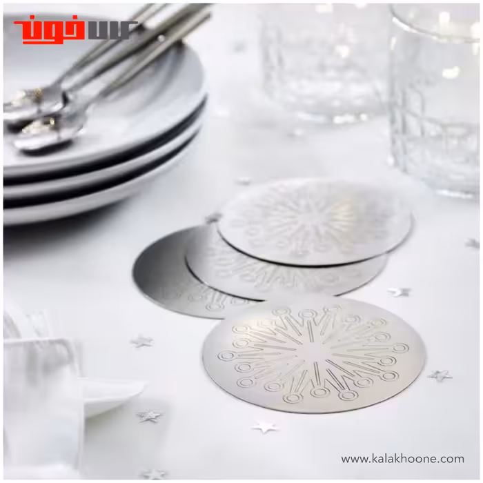 ست 4 تایی زیر لیوانی ایکیا مدل FRÖJDA