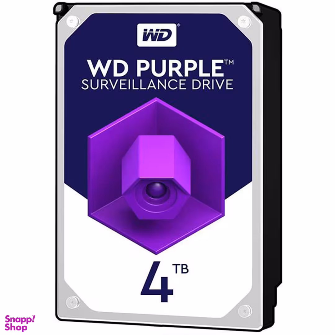 هارد دیسک اینترنال وسترن دیجیتال مدل Purple WD40PURZ ظرفیت 4 ترابایت