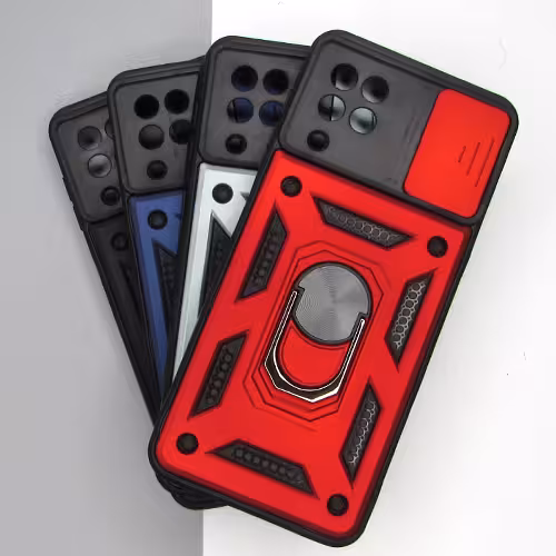 قاب سامسونگ A22 4G بتمنی لاکچری محافظ لنز کشویی