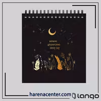 دفتر کاغذ مشکی کوچک کد 5 برند لانگو