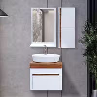 روشویی کابینتی تولیدی حبیبی سایز 40*60 کد RO-0021