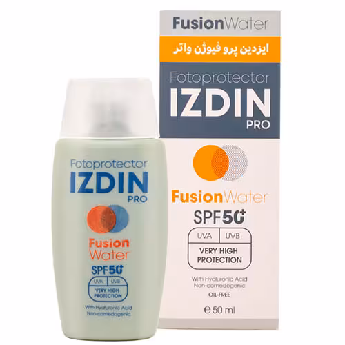 کرم ضدآفتاب SPF50 پرو فیوژن واتر ایزدین