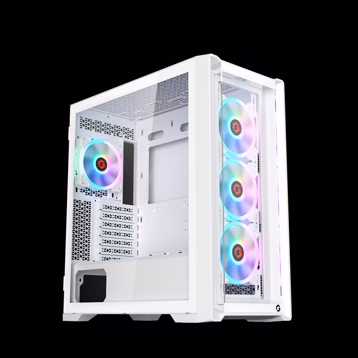 خرید کیس GAMEON Vortex Arctic Series Mid Tower Gaming Case White با بهترین قیمت
