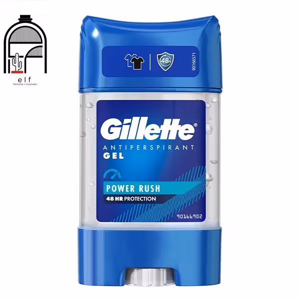 مام ژله‌ای مردانه ژیلت مدل پاور راش Gillette Clear Gel Power Rush Deodorant