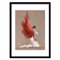 قیمت و خرید تابلو دکوراتیو مدل نقاشی انتزاعی فرشته کد 1186