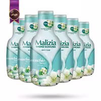 6 عدد شامپو بدن مالیزیا Malizia مدل مشک سفید white moss حجم 1000 میلی لیتر   (اورجینال)