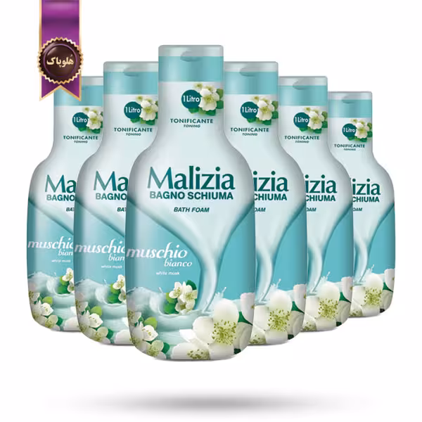 6 عدد شامپو بدن مالیزیا Malizia مدل مشک سفید white moss حجم 1000 میلی لیتر   (اورجینال)