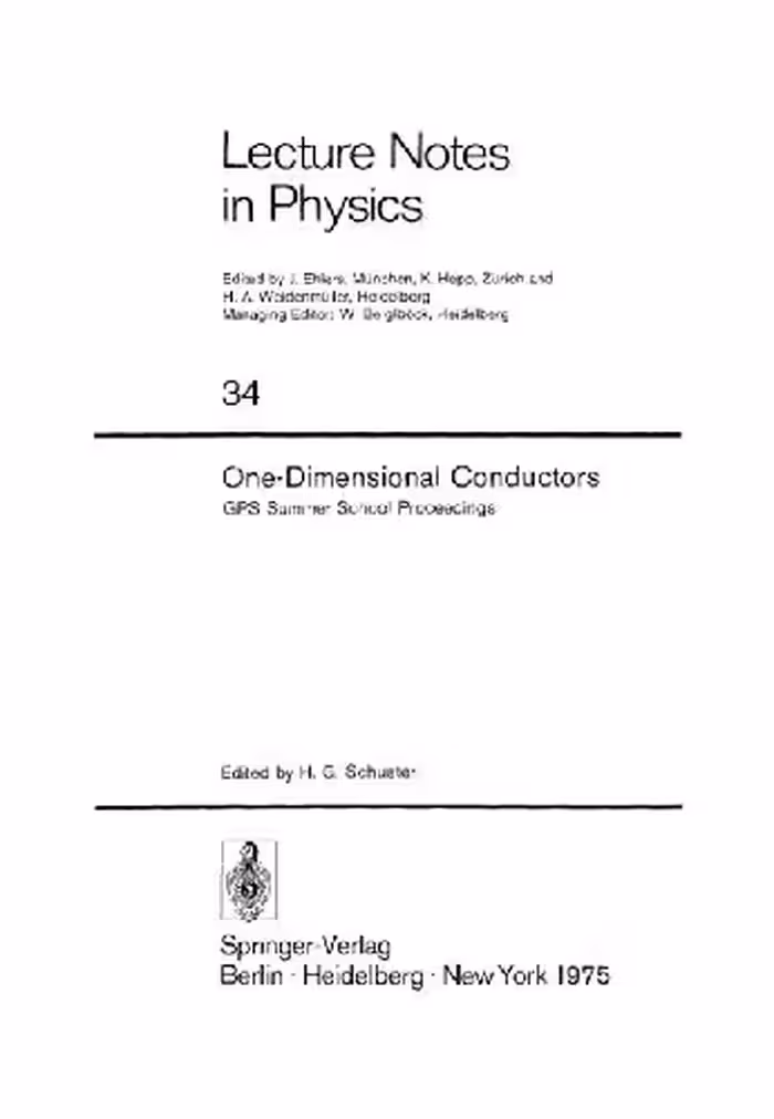 خرید و دانلود نسخه کامل کتاب One-Dimensional Conductors