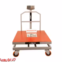 باسکول 500 کیلویی محک بدنه تیرکس 80*80   چرخ دار پرو