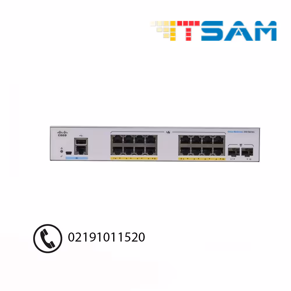 سوئیچ سیسکو مدل CBS350-16FP-2G